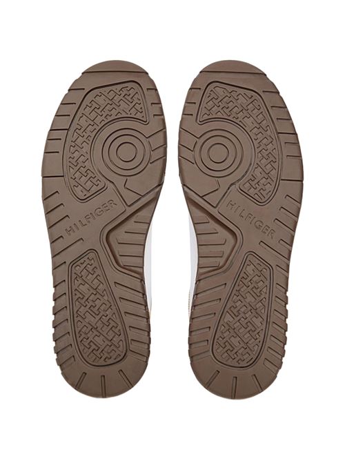 Sneakers stile basket con sezioni in pelle Tommy Hilfiger | FM0FM05714AEI